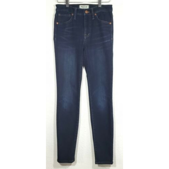 Highrise Skinny Jeans Dark Wash 